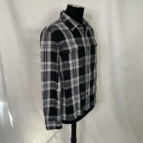 American Eagle Outfitter’s Plaid Flannel Button Down Shirt - Women’s L - Picture 3 of 9